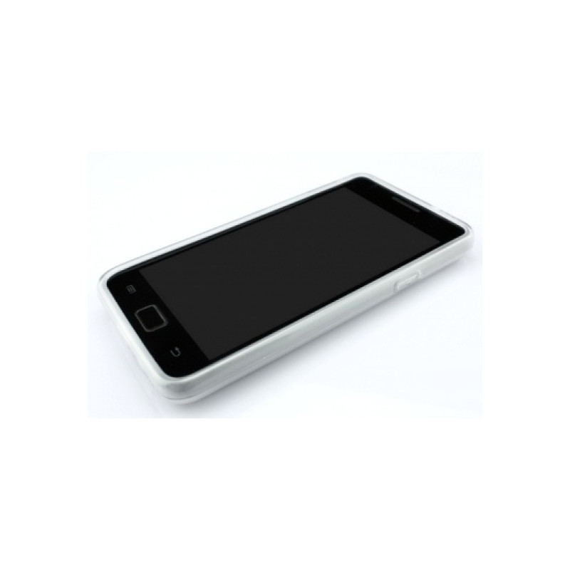 Силиконовый чехол Benks Magic Jelly для Samsung Galaxy S2 i9100 + пленка