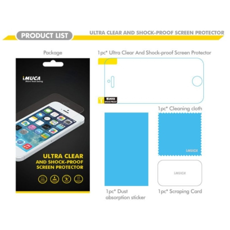 Захисна плівка для Samsung Galaxy Tab 3 7.0 T2100 iMuca Ultra Clear Shock-Proof