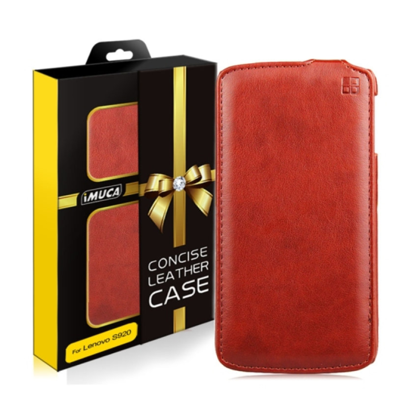 Кожаный чехол iMuca Concise Leather Case для Lenovo S920