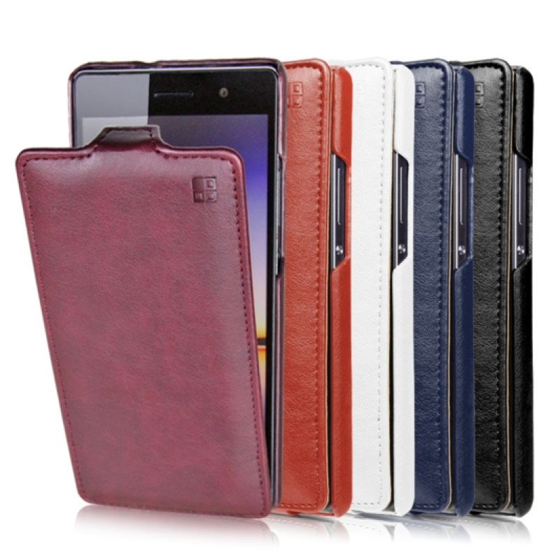 Чохол-фліп iMuca Concise Vertical Flip для Huawei Ascend P7