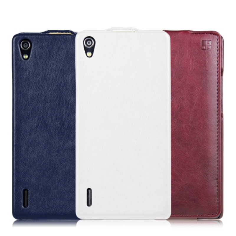 Чохол-фліп iMuca Concise Vertical Flip для Huawei Ascend P7