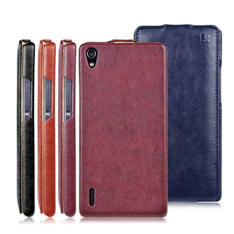 Чохол-фліп iMuca Concise Vertical Flip для Huawei Ascend P7