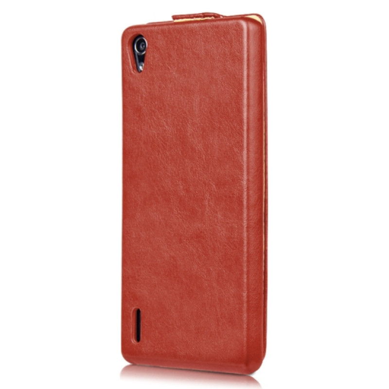 Чохол-фліп iMuca Concise Vertical Flip для Huawei Ascend P7