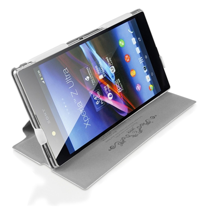 Шкіряний чохол з підставкою для Sony Xperia Z Ultra від iMuca Velvety Glaze Leather
