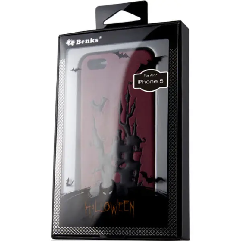 PU накладка Benks Magic Pumpkin Pie для iPhone 5/5S
