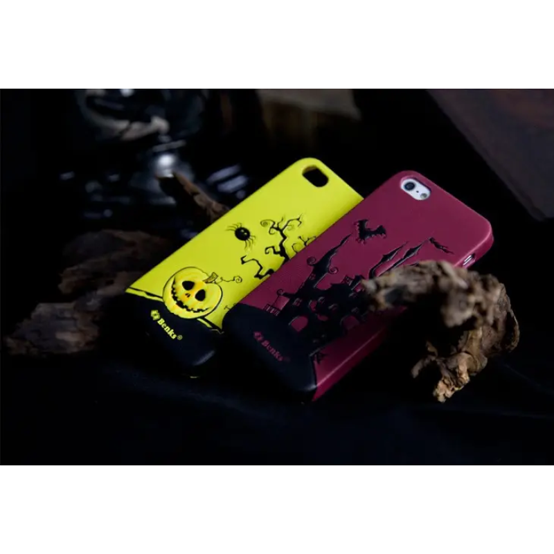 PU накладка Benks Magic Pumpkin Pie для iPhone 5/5S
